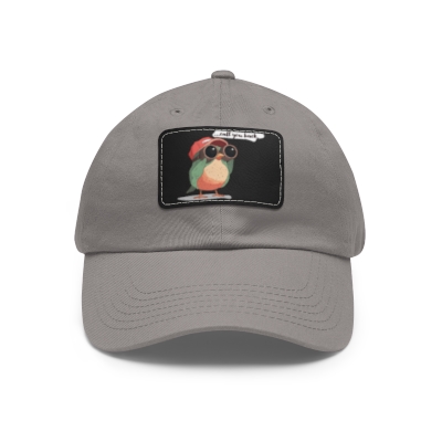 Dad Hat with Leather Patch